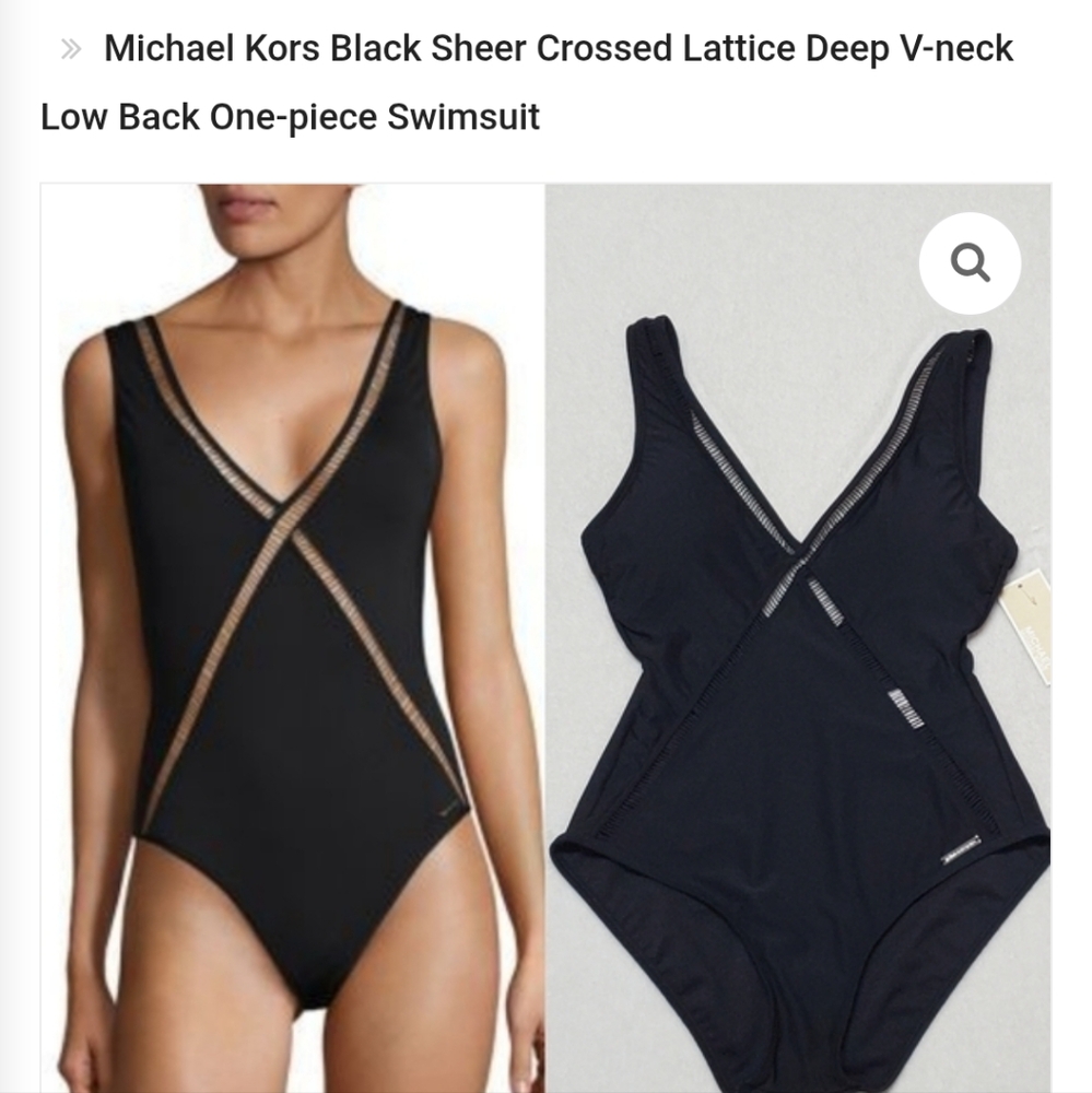 Michael Kors Navy Swimsuit